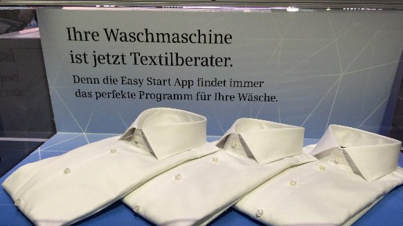 Waschmaschine von Siemens als Textilberater